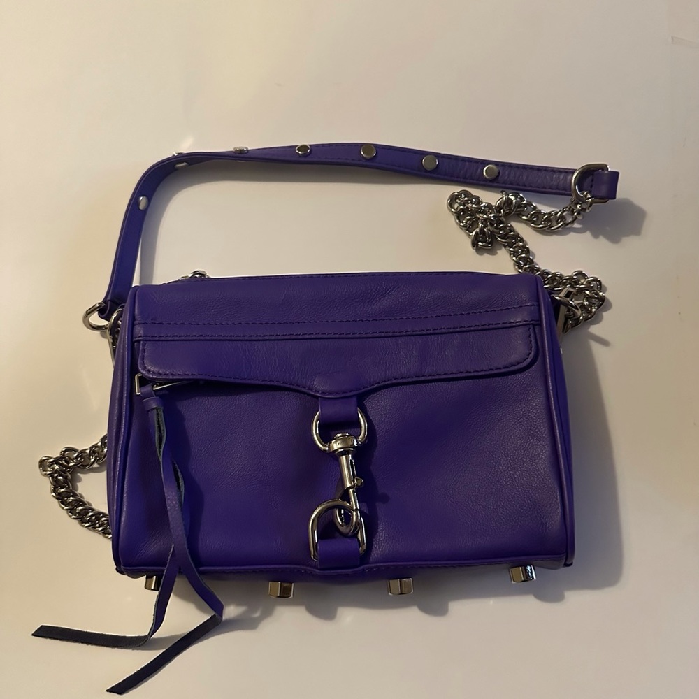 Rebecca Mini Mac Purple Crossbody Bag